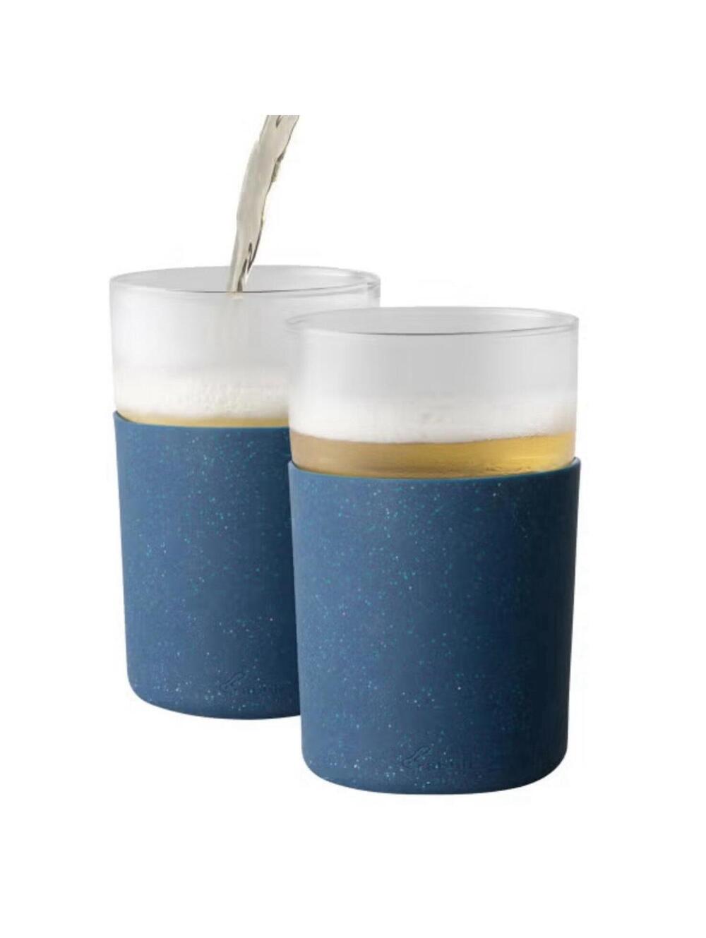 Rabbit freezable beer beverages set of 2 - Blue